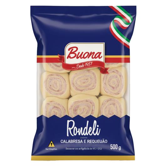 Rondeli fresco calabresa com requeijão Buona 500g - Imagem em destaque