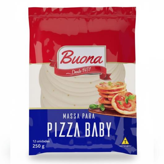 Massa para pizza fresca baby Buona 250g - Imagem em destaque