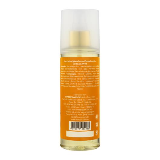 Deo Colônia Fiorucci Flor de Baunilha Splash Frasco 200ml - Imagem em destaque