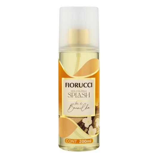Deo Colônia Fiorucci Flor de Baunilha Splash Frasco 200ml - Imagem em destaque