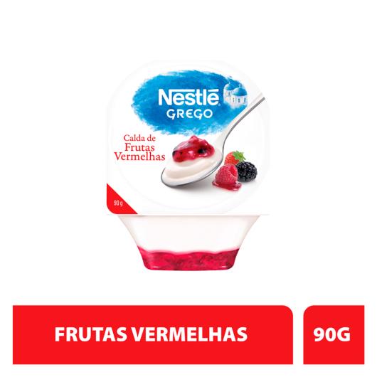 Iogurte Grego Nestlé Calda Frutas Vermelhas Pote 90g - Imagem em destaque