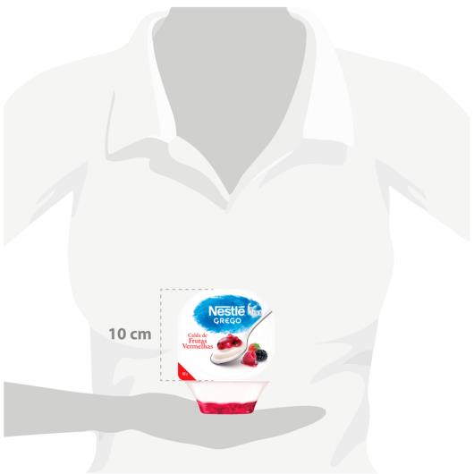 Iogurte Grego Nestlé Calda Frutas Vermelhas Pote 90g - Imagem em destaque