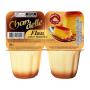 Flan Chandelle Baunilha Calda Caramelo Bandeja 200g 2 Unidades