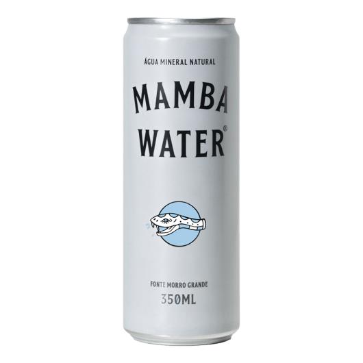 Água Mineral Natural sem Gás Mamba Water Lata 350ml - Imagem em destaque