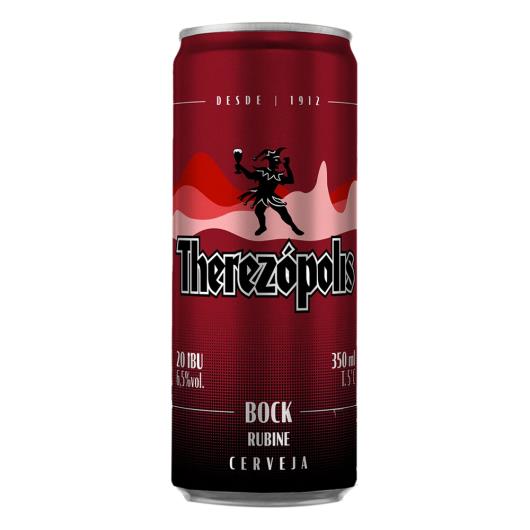 Cerveja Bock Rubine Therezópolis Lata 350ml - Imagem em destaque