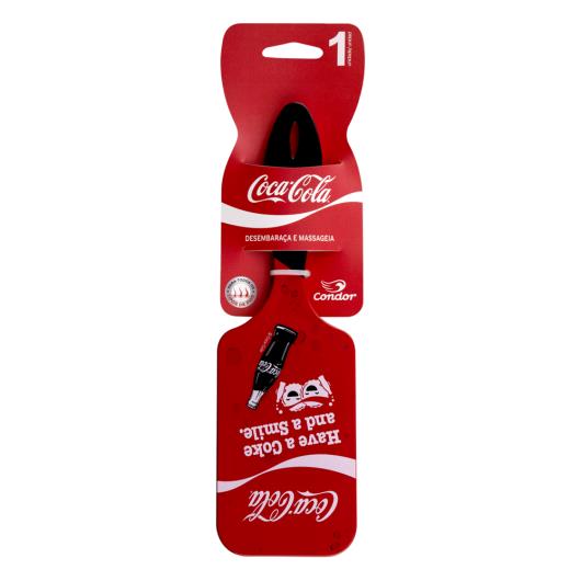 Escova para Cabelo Raquete Coca-Cola Condor Unidade - Imagem em destaque