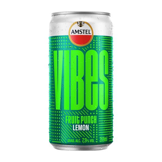 Drink Pronto Amstel Vibes Fruit Punch Lemon Lata 269ml - Imagem em destaque