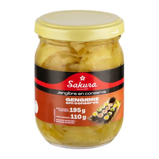 Gengibre em Conserva Sakura Vidro 110g - Imagem em destaque