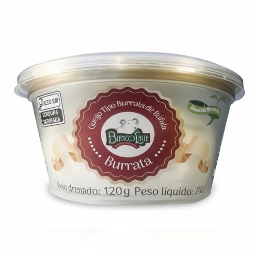 Queijo tipo burrata de búfala Bianco Latte 120g - Imagem em destaque