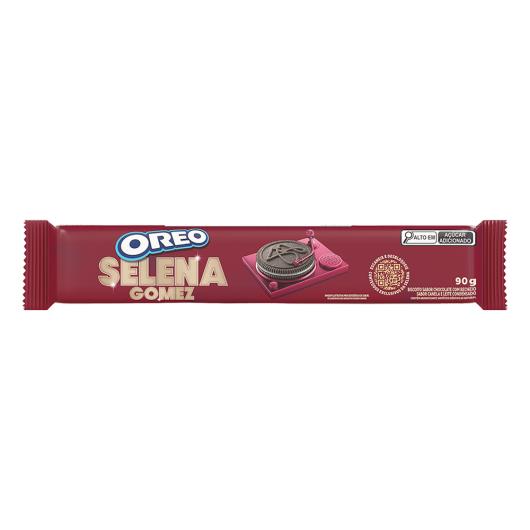 Biscoito Oreo Selena Gomez Chocolate Recheio Canela e Leite Condensado Pacote 90g - Imagem em destaque