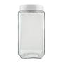 Pote Invicta Quadrado Vidro Color 2.2l