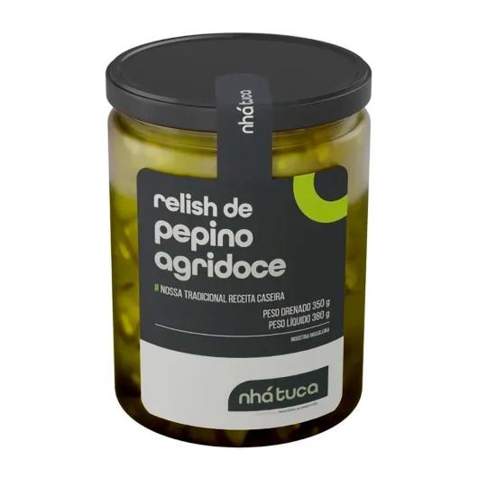 Relish de Pepino Nhá Tuca Agridoce Vidro 350g - Imagem em destaque