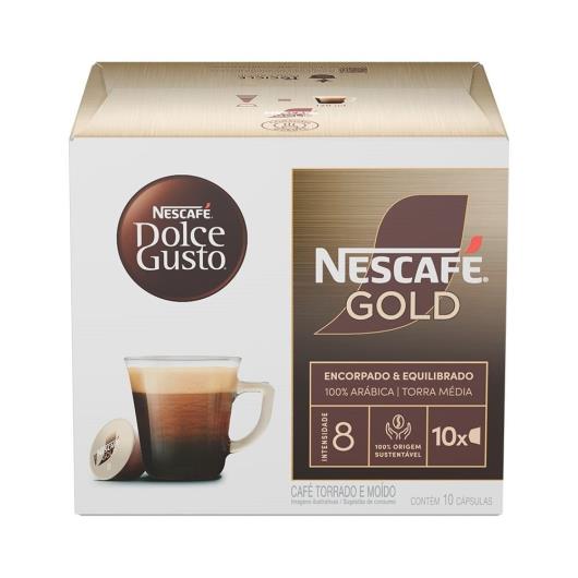 Café em Cápsula Dolce Gusto Nescafé Gold Intensidade 8 80g 10 cápsulas - Imagem em destaque