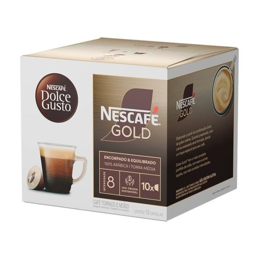 Café em Cápsula Dolce Gusto Nescafé Gold Intensidade 8 80g 10 cápsulas - Imagem em destaque