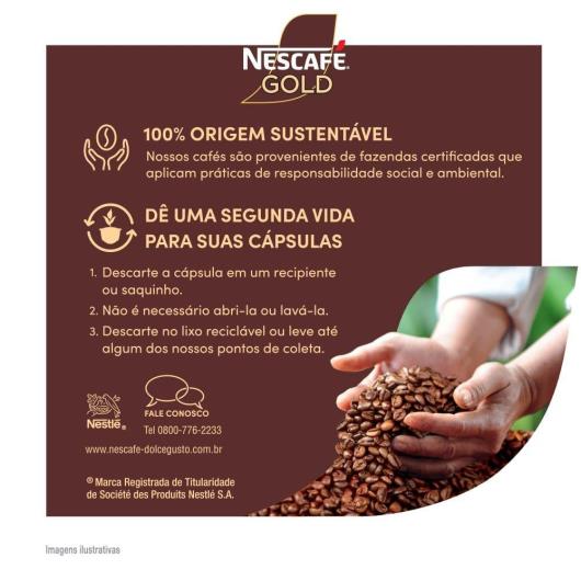 Café em Cápsula Dolce Gusto Nescafé Gold Intensidade 8 80g 10 cápsulas - Imagem em destaque