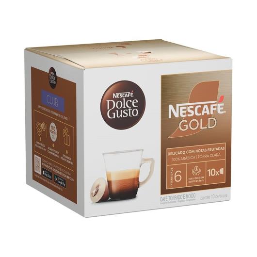 Cápsula de café intensidade 6 Dolce Gusto Gold 10 unidades 60g - Imagem em destaque