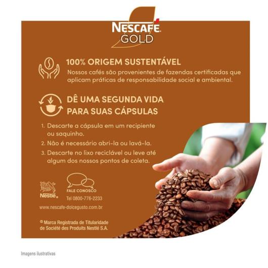 Cápsula de café intensidade 6 Dolce Gusto Gold 10 unidades 60g - Imagem em destaque