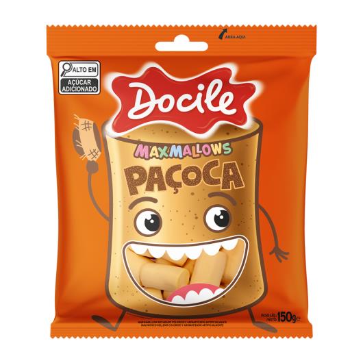 Marshmallow Docile Paçoca Maxmallows Pacote 150g - Imagem em destaque