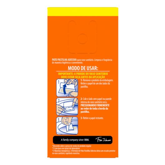 Detergente Sanitário Pato Pastilha Adesiva Tropical 3 Unidades - Imagem em destaque