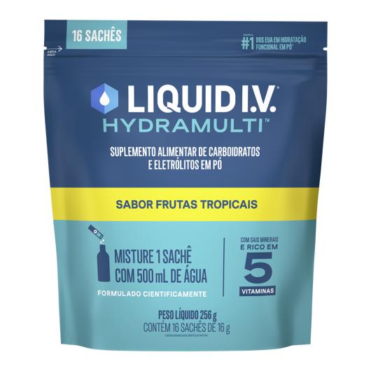 Suplemento alimentar frutas tropicais Liquid I.V. 256g - Imagem em destaque