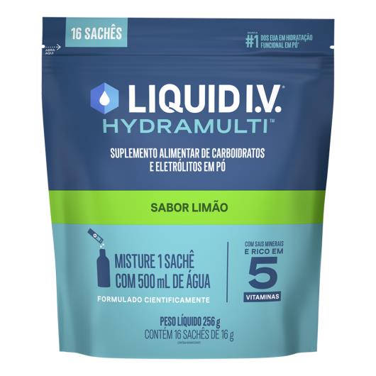 Suplemento alimentar limão Liquid I.V. 256g - Imagem em destaque