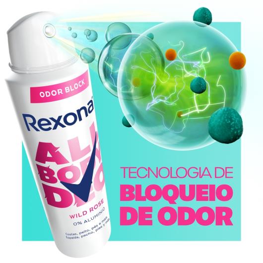 Desodorante Aerossol Rexona All Body Deo Wild Rose 150ml Spray - Imagem em destaque