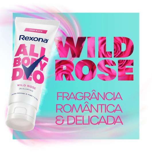 Desodorante Creme Rexona All Body Deo Wild Rose 75g - Imagem em destaque