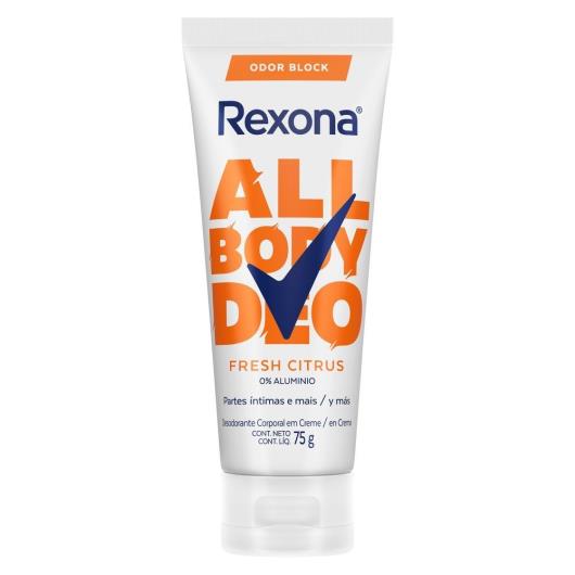 Desodorante Creme Rexona All Body Deo Fresh Citrus 75g - Imagem em destaque