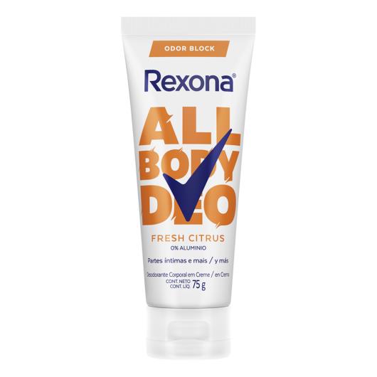 Desodorante Creme Rexona All Body Deo Fresh Citrus 75g - Imagem em destaque