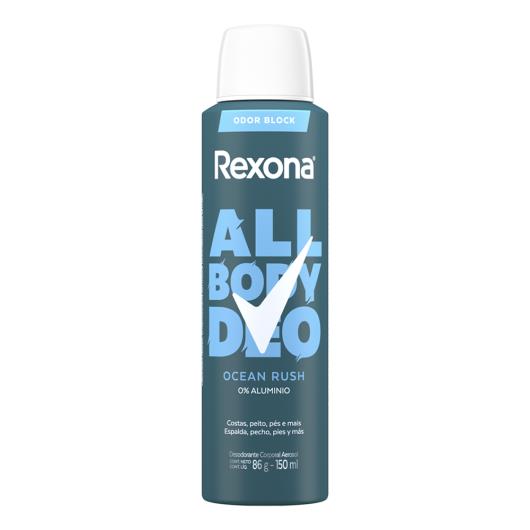 Desodorante Aerossol Rexona All Body Deo Ocean Rush 150ml Spray - Imagem em destaque