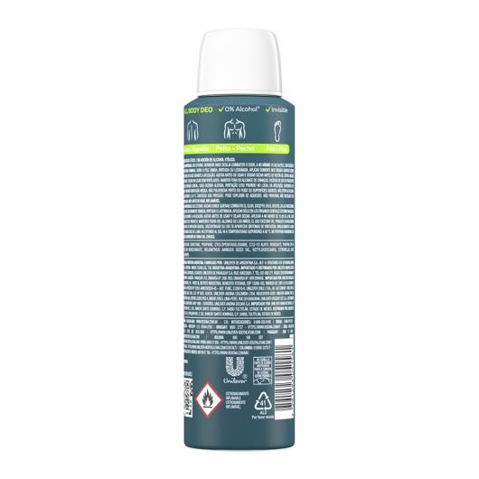 Desodorante Aerossol Rexona Active Fresh All Body Deo 150ml Spray - Imagem em destaque