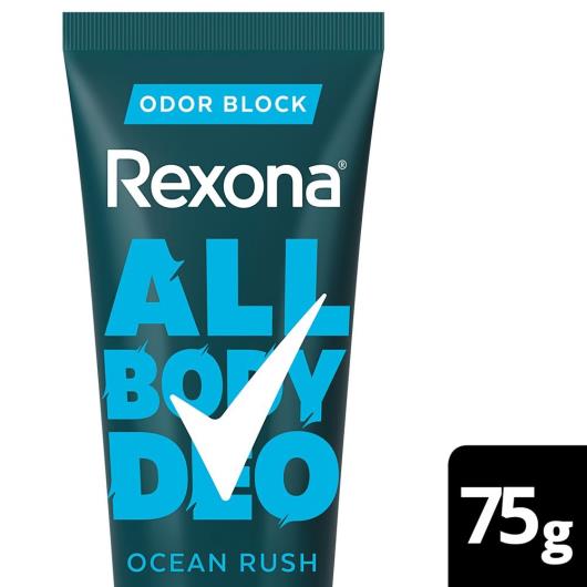 Desodorante Creme Rexona All Body Deo Ocean Rush 75g - Imagem em destaque