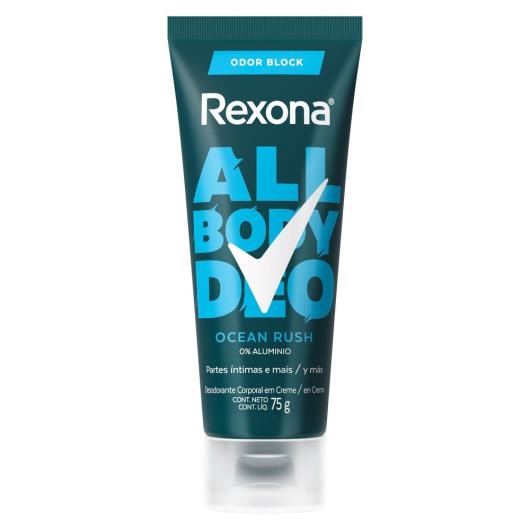 Desodorante Creme Rexona All Body Deo Ocean Rush 75g - Imagem em destaque