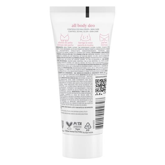 Creme Desodorante Dove All Body Deo Raspberry & Rose 75g - Imagem em destaque