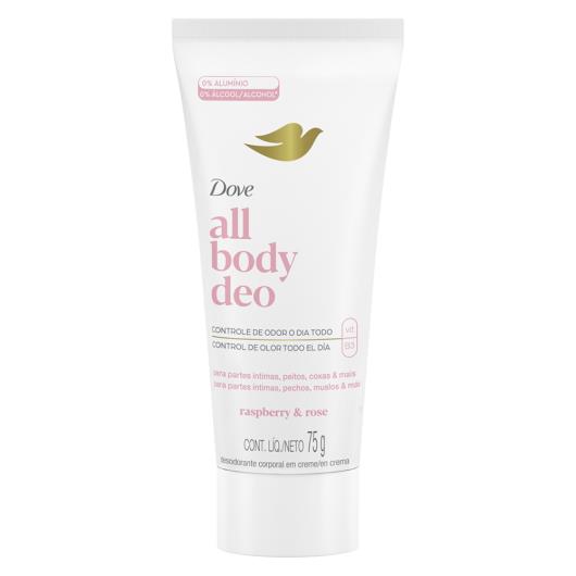 Creme Desodorante Dove All Body Deo Raspberry & Rose 75g - Imagem em destaque