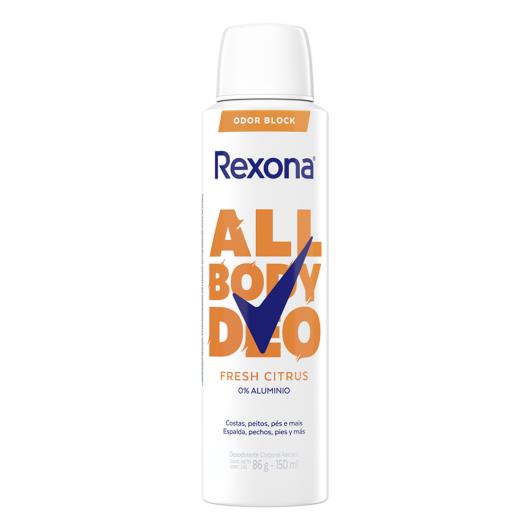 Desodorante Aerossol Rexona All Body Deo Fresh Citrus 150ml Spray - Imagem em destaque