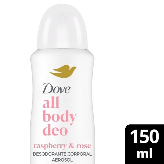 Desodorante Aerossol Raspberry & Rose Dove All Body Deo 150ml Spray - Imagem em destaque