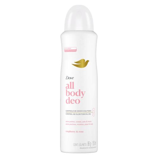 Desodorante Aerossol Raspberry & Rose Dove All Body Deo 150ml Spray - Imagem em destaque