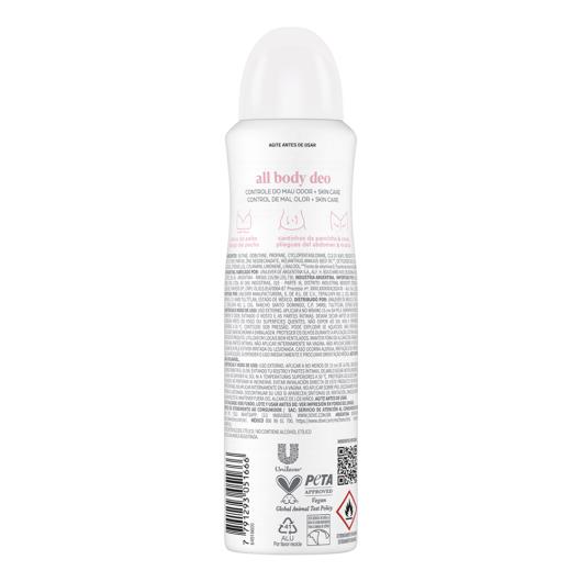 Desodorante Aerossol Raspberry & Rose Dove All Body Deo 150ml Spray - Imagem em destaque