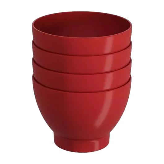 Kit Cumbucas Vermelhas Brinox Coza Leve 4 Pague 3 Unidades - Imagem em destaque