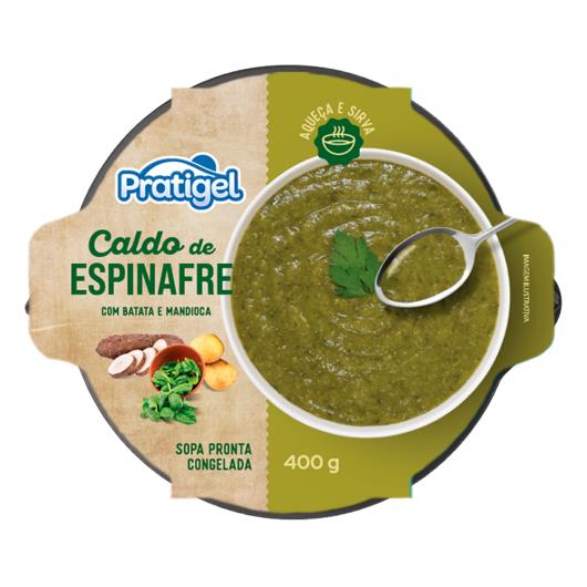 Caldo Congelado Espinafre Pratigel Pote 400g - Imagem em destaque