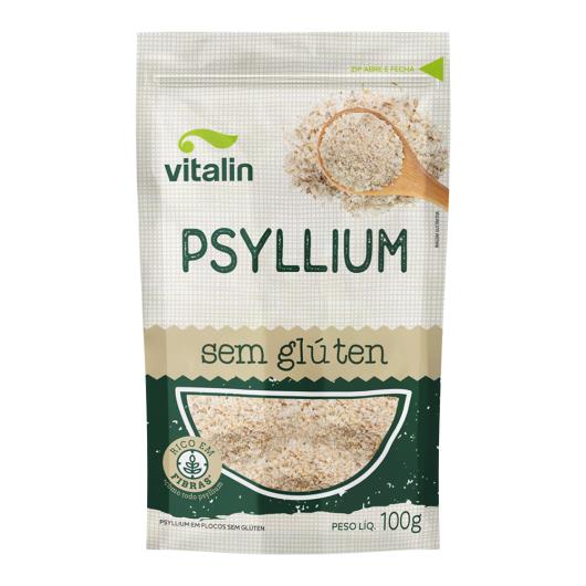 Psyllium Flocos Vitalin Pouch 100g - Imagem em destaque