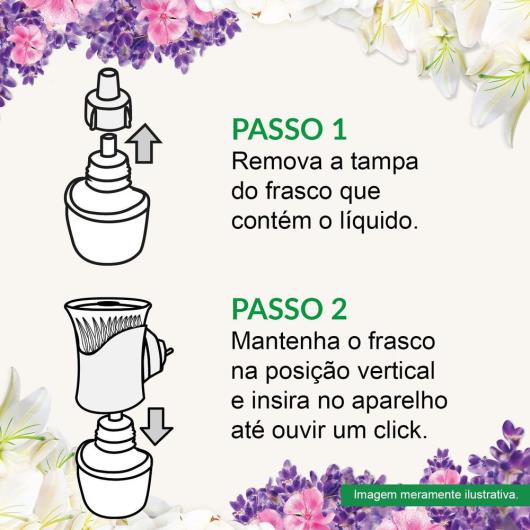 Difusor Elétrico Bom Ar Lirio Branco e Algodão Refil 2 unidades 16ml - Imagem em destaque