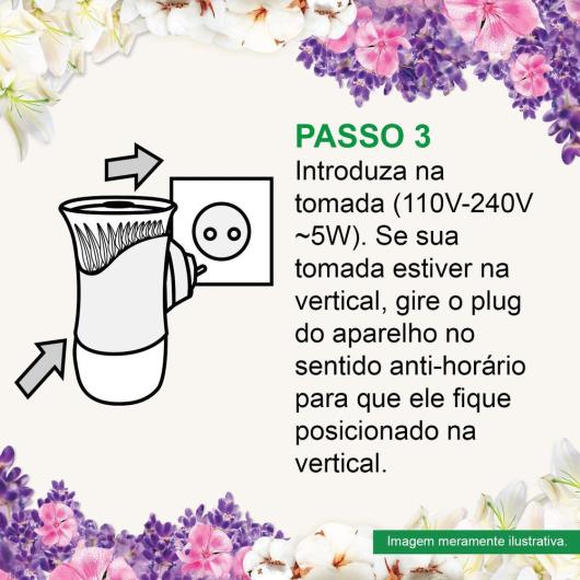 Difusor Elétrico Bom Ar Lirio Branco e Algodão Refil 2 unidades 16ml - Imagem em destaque