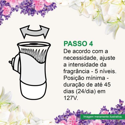 Difusor Elétrico Bom Ar Lirio Branco e Algodão Refil 2 unidades 16ml - Imagem em destaque