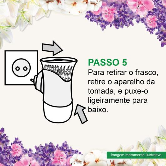 Difusor Elétrico Bom Ar Lirio Branco e Algodão Refil 2 unidades 16ml - Imagem em destaque