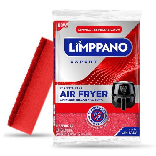 Esponja Limppano Expert Antiaderente Air Fryer 2un - Imagem em destaque