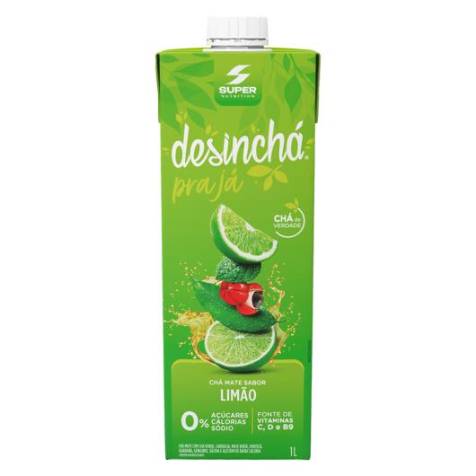 Chá Mate Limão Desinchá pra Já  Zero Açúcar Caixa 1l - Imagem em destaque