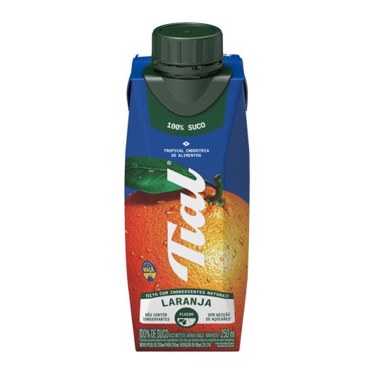 Suco Laranja Tial Caixa 250ml - Imagem em destaque