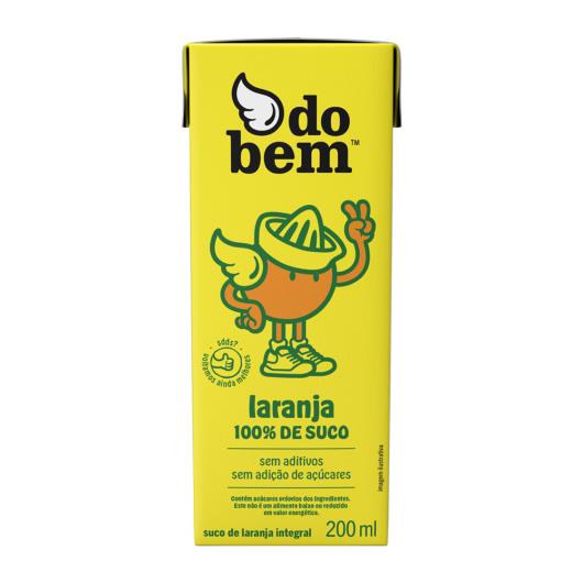 Suco Do Bem Integral Laranja Caixa 200ml - Imagem em destaque